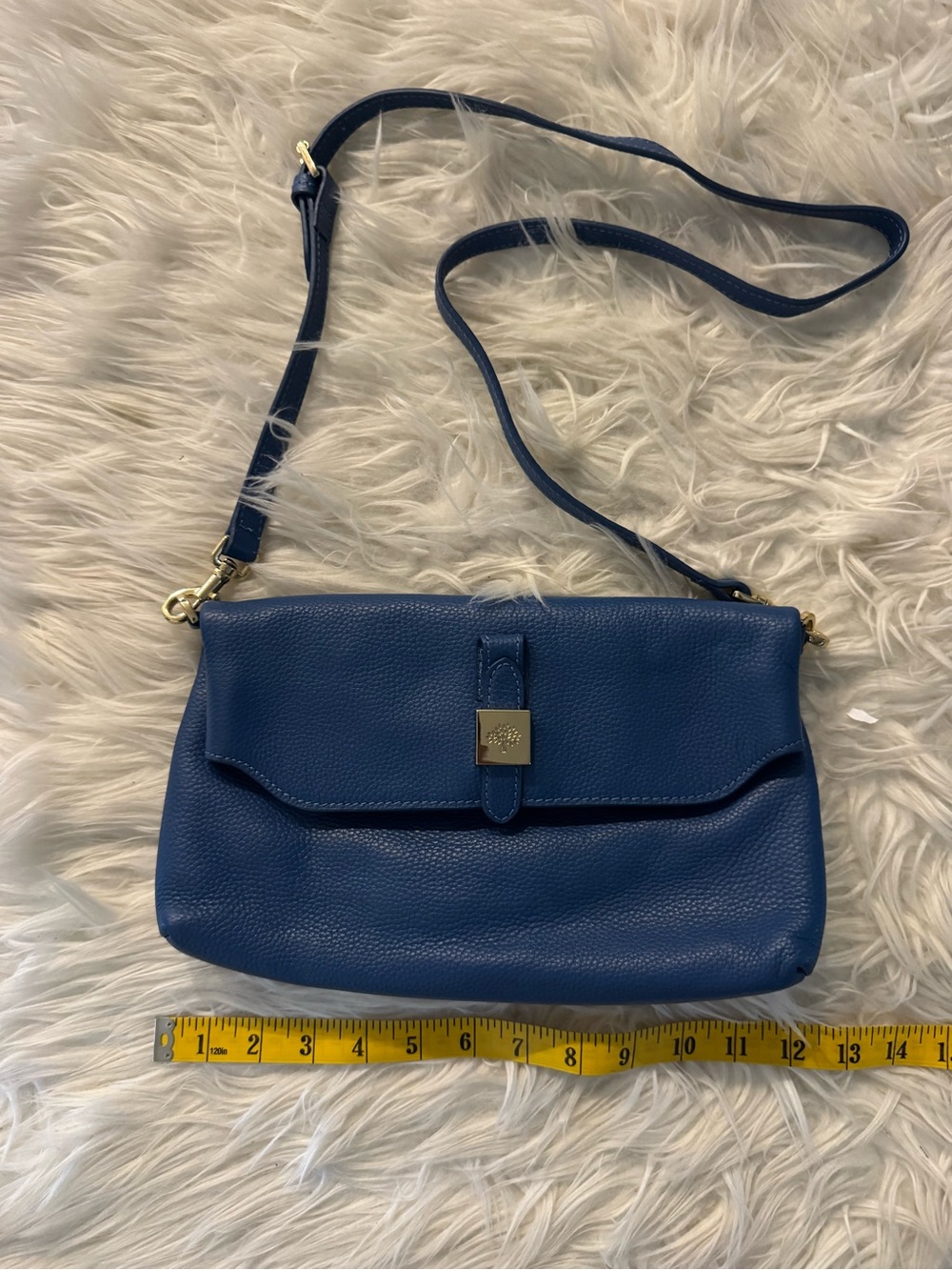 Mulberry Crossbody Bag in blue